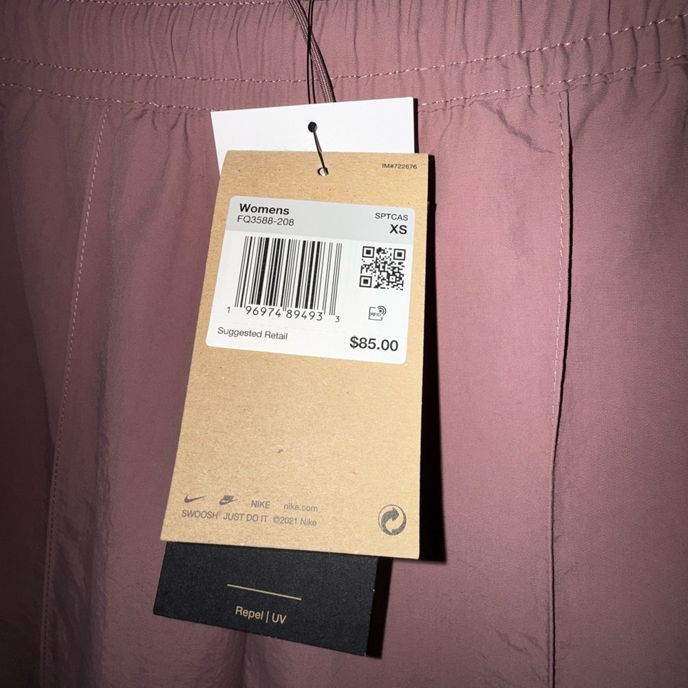 Nike Pink Track Pants with High-Rise Waist - Picture 9 of 16